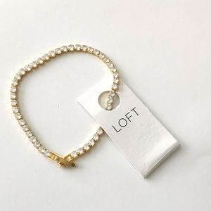 SOLD. NWT Loft Rhinestone Bracelet